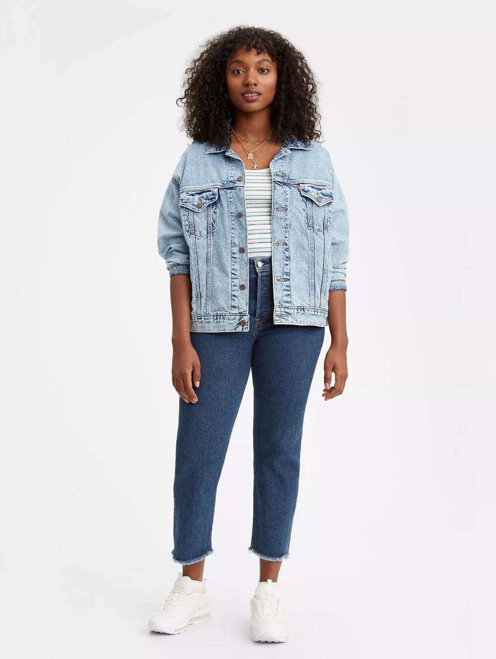 Levi's Wedgie Straight Women's Jeans Raw Cut-off Hem W27 L26